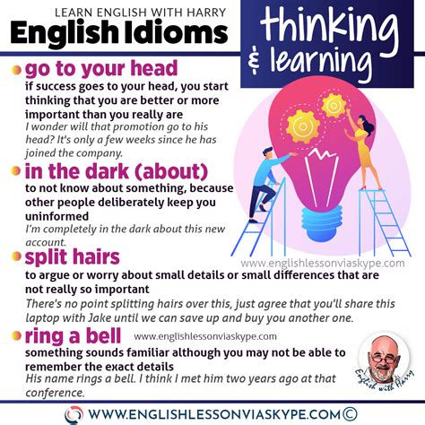 10 Idioms About Thinking And Learning • Learn English With Harry 👴