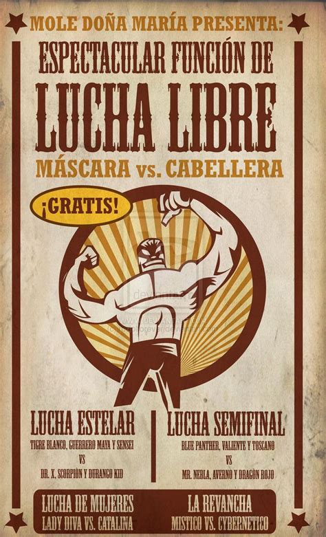Lucha Libre Poster By Rodolforever On Deviantart Lucha Libre Lucha