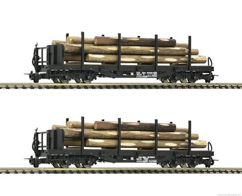 Roco 34581 Hoe Öbb 2 Piece Set Stake Wagons