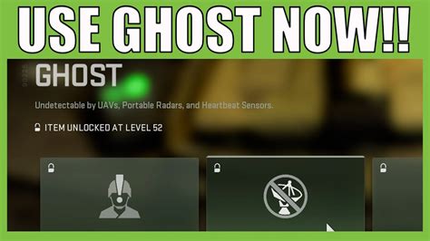 Unlock The Ghost Perk Right Away Call Of Duty Modern Warfare 2 Best