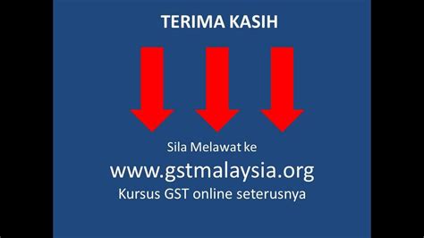 An expert guide to the malaysian tax system for expatriates. Kastam GST - Kastam GST (Malaysia) - YouTube