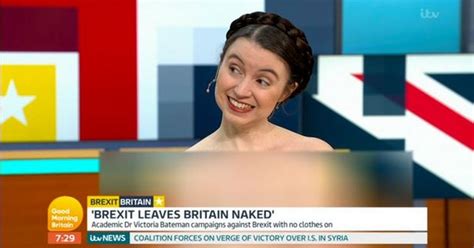 Anti Brexit Campaigner Strips Naked In Front Of Richard Madeley On Good