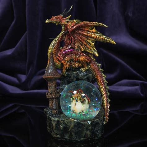 Check spelling or type a new query. Mystic Legends Red & Gold Dragon Figurine with Glitter Ball | The Gift Experience