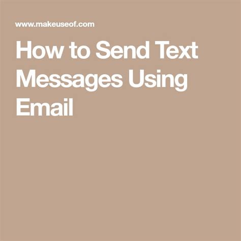 How To Send Text Messages Using Email Send Text Message Send Text