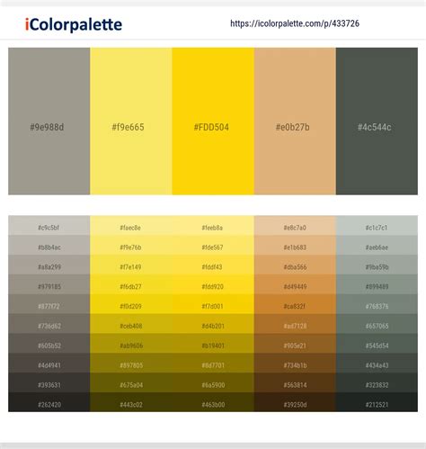 29 Latest Color Schemes With Dark Gray And Gold Color Tone Combinations