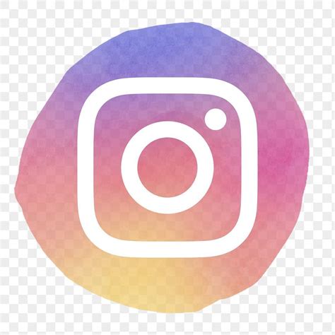 Watercolor Logo Watercolor Design Instagram Logo Social Media Icons