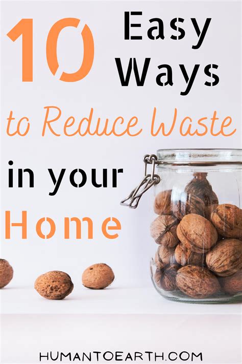 10 Easy Ways To Reduce Waste At Home Low Waste Living Sustainable