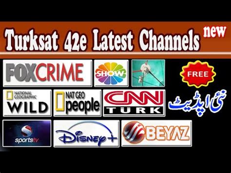 Turksat 42e New Channels Added In New Channel List 2023 TurkSat