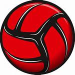 Ball Icon Cropped Volleyball Reds