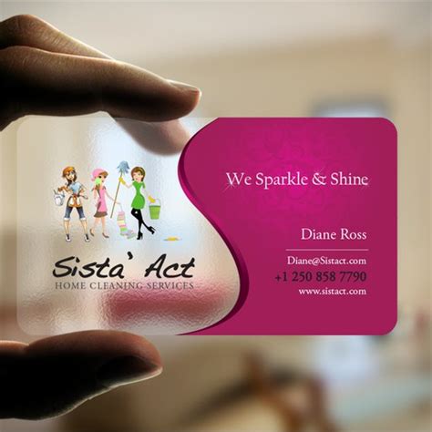 Cleaning business cards will help your company grow its clientele list by l. Create a unique business card for 3 sisters cleaning service | Business card contest