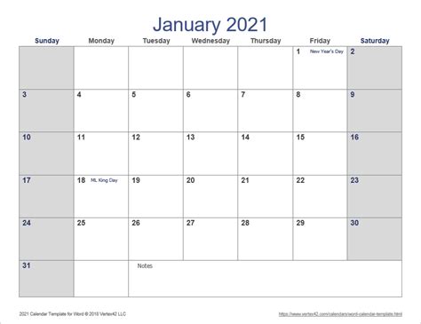 Free Downloadable 2021 Word Calendar 2021 Printable Calendar Free Printable Calendar Com