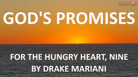 Gods Promises For The Hungry Heart Nine Promises Who Doesnt Want