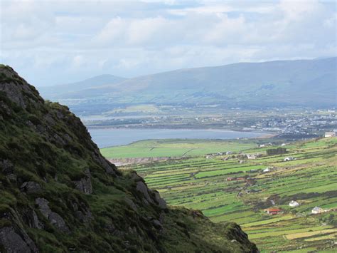 Ballinskelligs Bay And Waterville Seen From Coomakesta Pass On The Ring