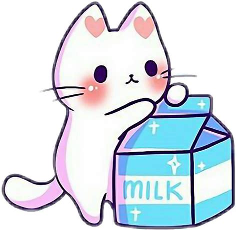 Kawaii Transparent Cute Cartoon Cat