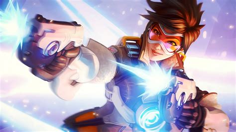 Tracer Overwatch Artwork Wallpapers Hd Wallpapers Id 28465