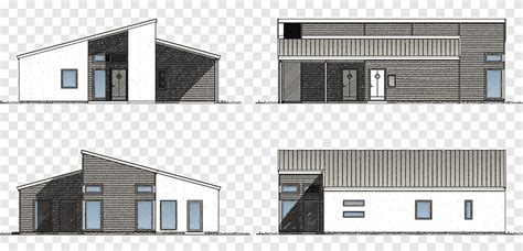 Slant Roof Style House Plans House Design Ideas