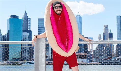 Theres An Awesome Reason Why A Guys Wearing A Vagina Costume In Nyc