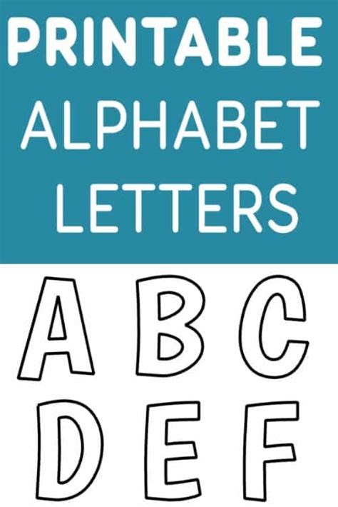 Abc Template Free Printable Templates