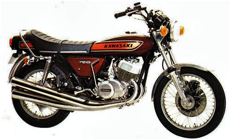 Engines grew in capacity, and became tamer too, but still. Kawasaki H2 750 Mach IV 1975 - Fiche moto - MOTOPLANETE