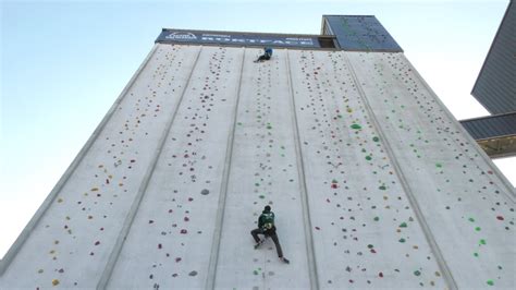 Terrifying Tower Becomes Uks Highest Climbing Wall News Centre