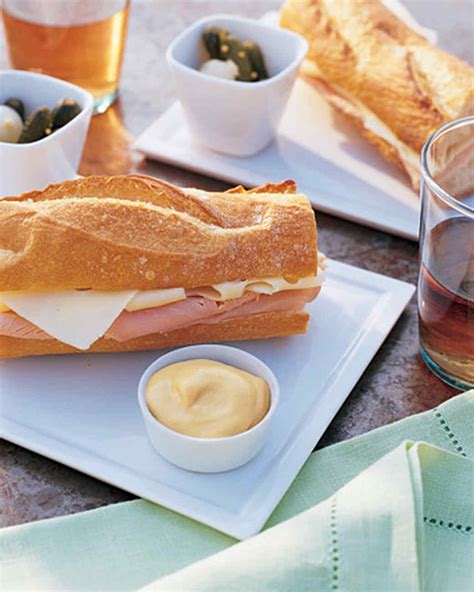Ham And Swiss Sandwich Recipe Martha Stewart