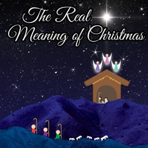 Real Meaning Of Christmas Quotes Quotesgram