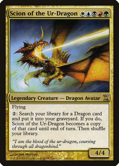 Scion Of The Ur Dragon · Time Spiral Tsp 246 · Scryfall Magic The