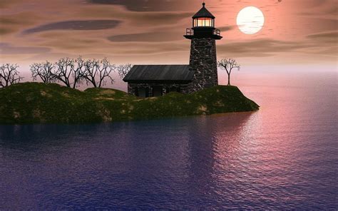 Windows 7 Lighthouse Wallpaper