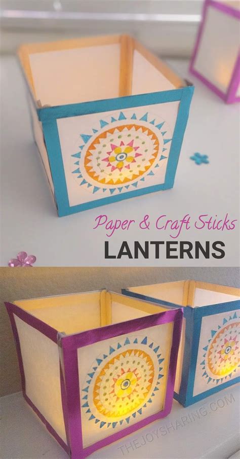 How To Make Paper Lantern Craft The Joy Of Sharing
