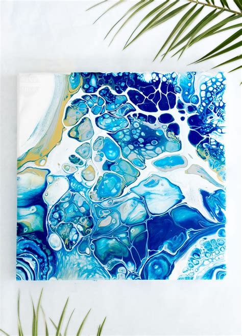 Acrylic Pouring Art How To Make Artwork Using Acrylic Pouring