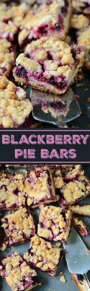 blackberry pie bars a burst of berries combined with all the delicious buttery crust in each