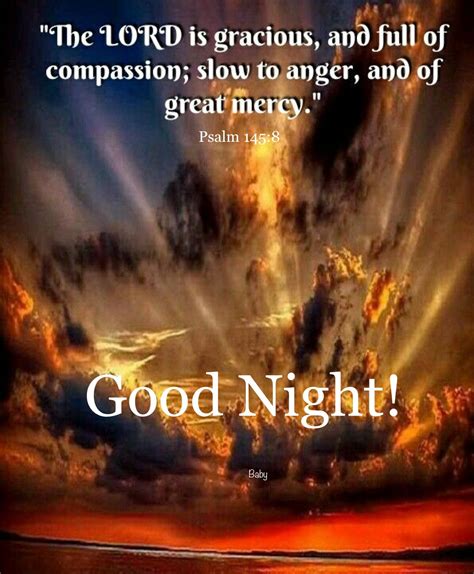 Good Night Bible Verse Quotes