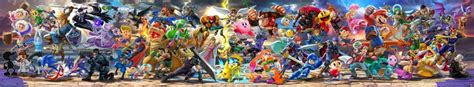[7752x1440] Super Smash Bros. Ultimate Banner : multiwall