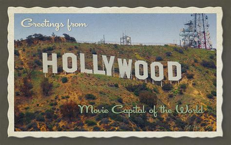 Hollywood Postcard Photograph By Bill Jonas Pixels