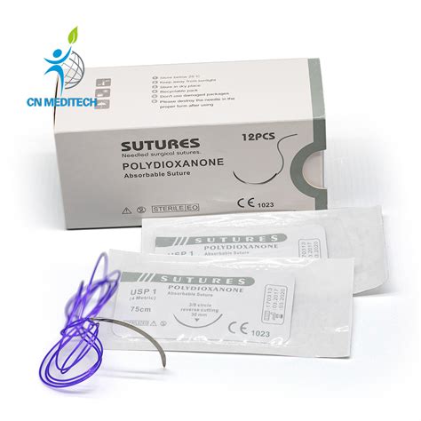 Absorbable Sterile Single Use Surgical Suture Absorbable Polydioxanone