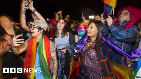 Lgbt Disco Outside Mike Pences House Bbc News