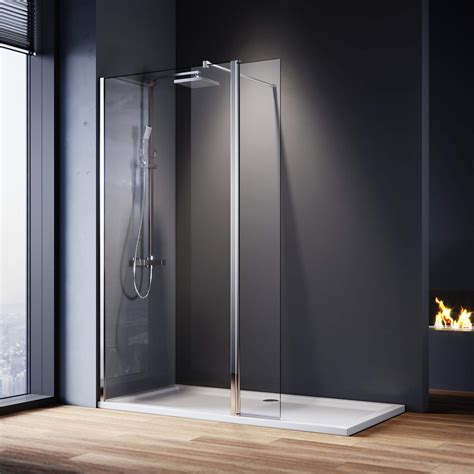 Buy Elegant Mm Wet Room Shower Screen Panel Mm Easy Clean Glass