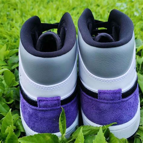 Air Jordan 1 Mid Purple Black Release Info