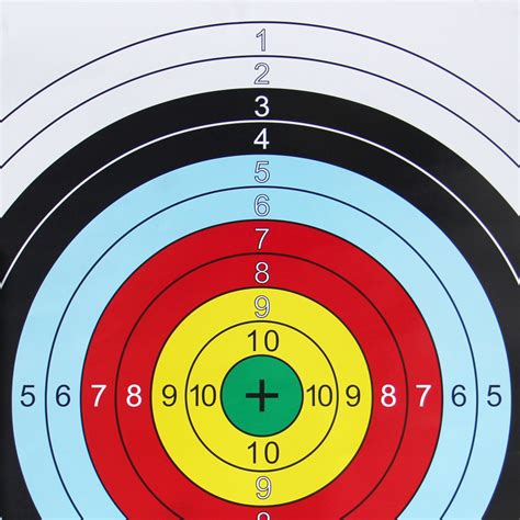 Target Paper 6060cm Shooting Bullseye Archery Target Sheet Paper