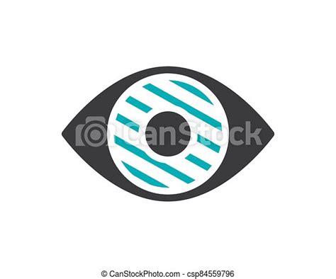 Human Eye Disease Colored Icon Infected Organ Inflammation Of The