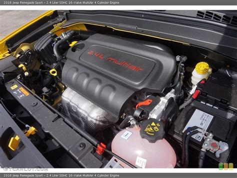 24 Liter Sohc 16 Valve Multiair 4 Cylinder Engine For The 2016 Jeep