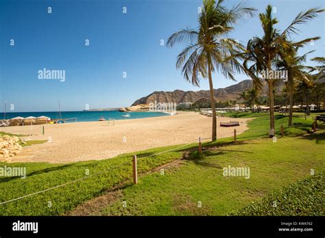 Oman Coast Landscape At Barr Al Jissah In Oman Shangri La Resort It Is