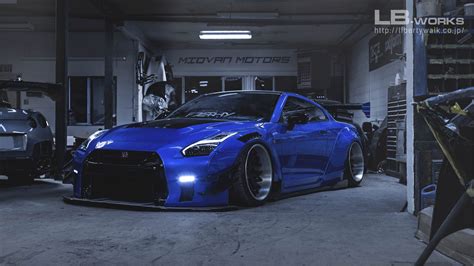 Check out this beautiful collection of nissan wallpapers, with 134+ background images. LB★Works Nissan GT-R R35 Type 2 Body Kit (2016) | Liberty Walk