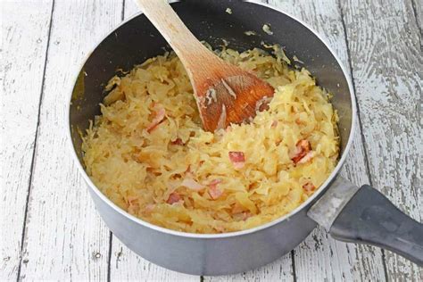 Sauerkraut schnelles bayerisches Rezept