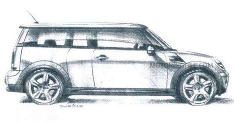 Mini Clubman Official Sketch Picture Top Speed