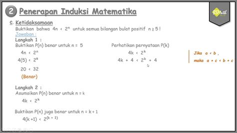 Materi Induksi Matematika Kelas 11 Homecare24