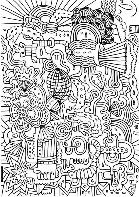 Print And Download Complex Coloring Pages For Kids And Adults