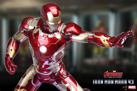 Роберт дауни мл., джефф бриджес, гвинет пэлтроу и др. Cinemaquette-Iron Man Mark 43 1/3 Maquette - GS Collectibles