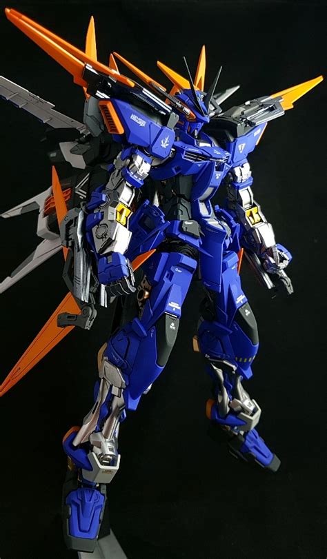 Painted Build Mg 1100 Gundam Astray Blue Type D Blue Armor