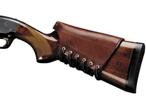 Triple K Shotgun Rifle Cheek Rest 75 Leather Brown